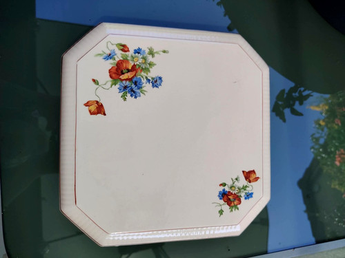 Rare dessous plat ancien - de,