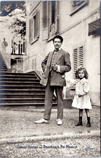 Pia Monica & le pianiste Enrico Toselli Vintage silver print.Enrico Toselli, n