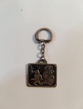 Porte-Clés Key Ring Clé FRANCE VINTAGE Rare Ancien CHINOIS POUSSE POUSSE