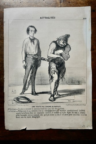 Daumier lithographie originale - daumier,