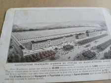 CPA Manufacture Française d'armes et cycles de Saint Etienne 1911 timbre cachet