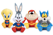 Peluche Super Héros Looney Tunes Bug Bunny Titi Willy Taz Superman Batman H 27Cm