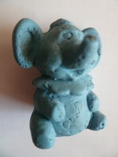 Figurine gomme ESSO GLUP'sville - Frère clowniste "éléphant" bleu