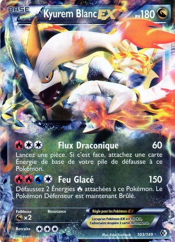 Kyurem blanc holo - ex, 180pv