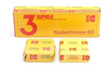 Kodak Kodachrome 40 Super8 Cartouches 5-Pack Expiré 1988