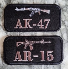 Lot de patchs X2 gun ak47 AR15