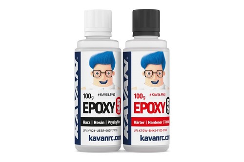 Colle epoxy 5min 100g - 2x,