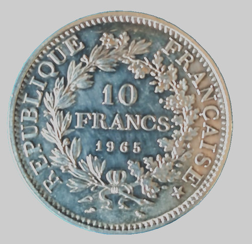 Piece argent 10f - piece,