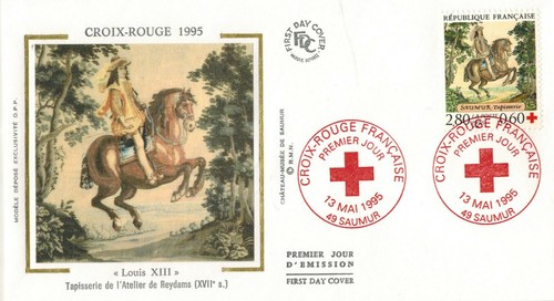 1995 fdc enveloppe soie - 1995-fdc.enveloppe,