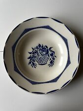 Assiette Creuse Ancienne Fleurs Bleues, Excellent État
