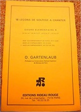16 Leçons de Solfège à chanter, Cours Elémentaire B, Version en 4 clés