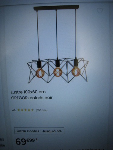 Lustre modèle grégori - lustre,