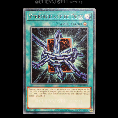 Carte verrouillage - yu-gi-oh!,