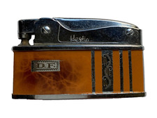 briquet  art déco , à  essence automatique ,ancien "HESTIA"  - N°14