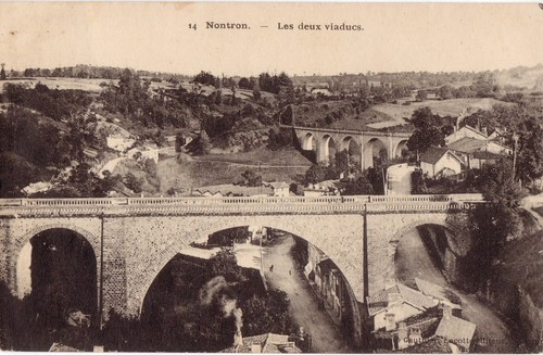 Cpa nontron les deux - nontron,