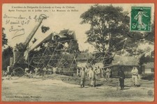 1905 carte postale accident - 1905-carte, du