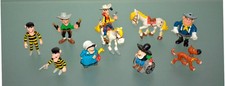 lot 10 figurines LUCKY LUKE - Schleich - Plastoy - Quick