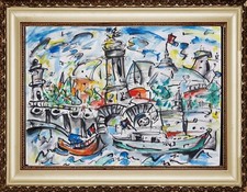 Encre et gouache sur papier 29,7/40cms,"le pont Alexandre 3"