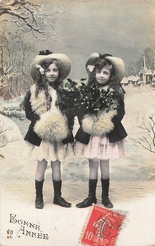 Bonne annee petites filles - cp,