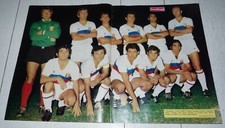 POSTER FOOTBALL MAGAZINE OLYMPIQUE LYONNAIS 1969-1970 LYON OL GERLAND DI NALLO