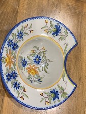 Plat a barbe faïence de