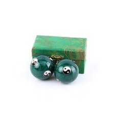 - Coffret Boules Qi Gong Yin Yang - Boules Chinoises Anti Stress en Émail ⌀ 4...