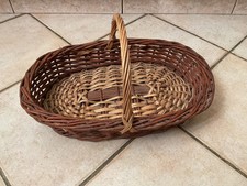 ancien panier osier pour cueillette