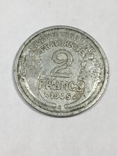 Monnaie France 2 Francs Morlon 1945 C (8-19)