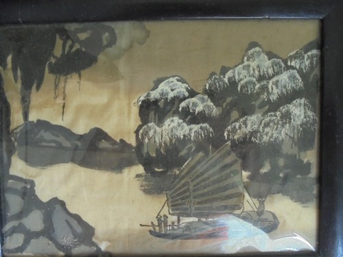 Cadre asiatique encre chine - asiatique,
