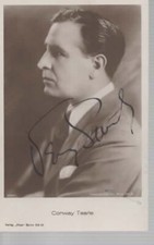 Conway TEARLE PHOTOGRAPHIE sur CARTE 14*9  avec AUTOGRAPHE