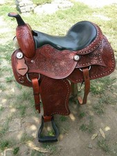 Selle en cuir marron New