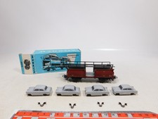 Märklin H0 AC Wagon de Transport de Voiture Chargé 4613 S.G Box 1965 # EH571-0,5