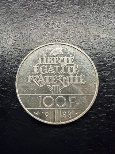 Pièce 100 francs argent - francs, 1988