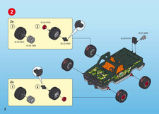 pièce au choix PLAYMOBIL MONTAGNE - Véhicule 4x4 des Aventuriers 5558 , tbe