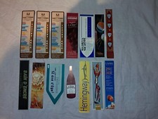 Lot x14 Anciens CARTON MARQUE-PAGES PUBLICITAIRES pour COLLECTION Lecture Livre