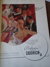 Brillantine CADORICIN par Maurice PAULIN pub FRANCE ILLUSTRATION NOEL 1947 col