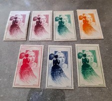 FRANCE SERIE 7 VIGNETTES