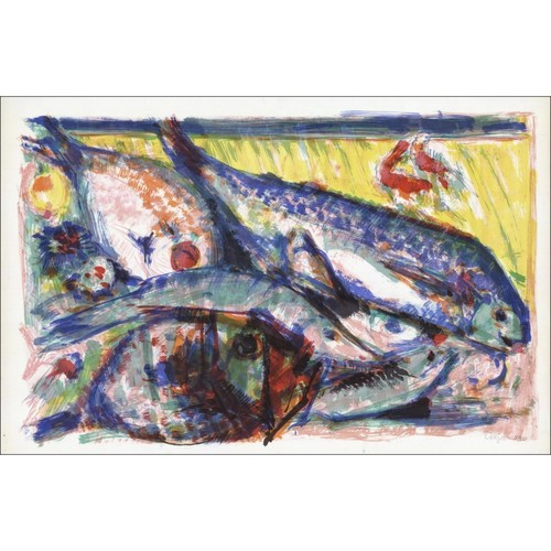 Lorjou bernard lithographie - -,