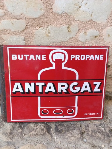 Plaque émaillée butane - plaque,
