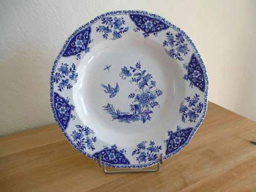 Plat rond creux - plat, ancienfaience
