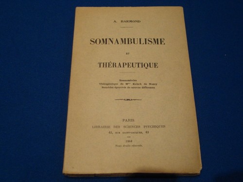 Somnambulisme - , et