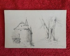 Saint Cyr Girier (1837-1911) - Dessin ancien au crayon 
