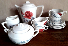 6 tasses soucoupes café