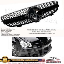 03-09 CLK All Black Grille