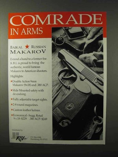 1995 baikal makarov pistol - baikal,