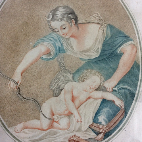 Diane dérobant carquois à - diane,