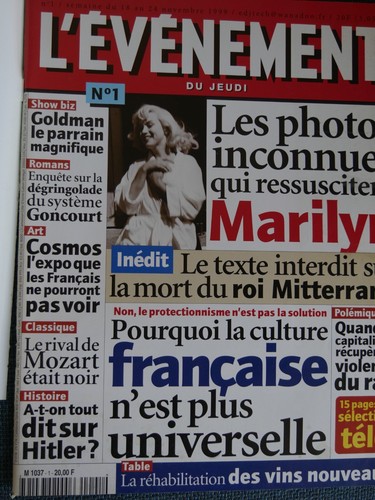 évènement jeudi n - du, n°1