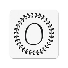 Lettre O Couronne Florale Alphabet Magnétique De Frigo - Fleurs