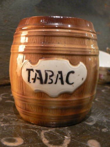Ancien pot tabac - ancien,