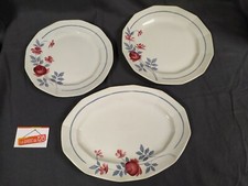 Lot 3 Plats rond et ovale